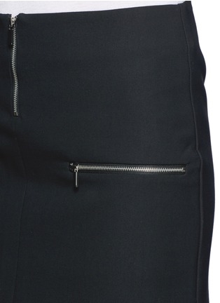 Detail View - Click To Enlarge - ELIZABETH AND JAMES - 'Faye' exposed zip detail mini skirt