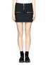 Main View - Click To Enlarge - ELIZABETH AND JAMES - 'Faye' exposed zip detail mini skirt