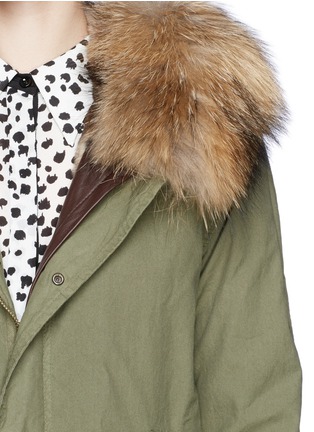 Detail View - Click To Enlarge - MR & MRS ITALY - Raccoon fur trim parka