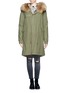 Main View - Click To Enlarge - MR & MRS ITALY - Raccoon fur trim parka