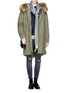 Figure View - Click To Enlarge - MR & MRS ITALY - Raccoon fur trim parka