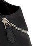 Detail View - Click To Enlarge - ALAÏA - Slant zip suede booties