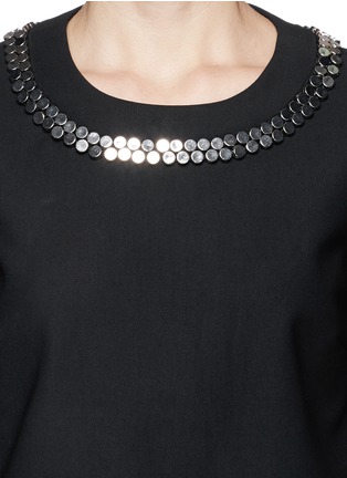 Detail View - Click To Enlarge - ELIZABETH AND JAMES - 'Claremont' bead neckline dress