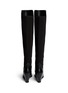 Back View - Click To Enlarge - STUART WEITZMAN - 'Semi' elastic back leather boots