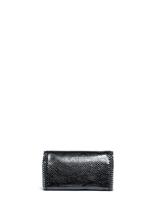 Back View - Click To Enlarge - STELLA MCCARTNEY - 'Falabella' faux python crossbody chain bag