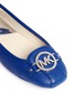 Detail View - Click To Enlarge - MICHAEL KORS - 'Fulton' logo saffiano leather flats
