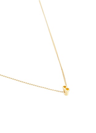 Detail View - Click To Enlarge - XR - 'Initiale B' diamond 16k gold plated necklace