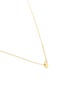 Detail View - Click To Enlarge - XR - 'Initiale B' diamond 16k gold plated necklace