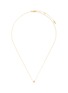 Main View - Click To Enlarge - XR - 'Initiale K' diamond 16k gold plated necklace