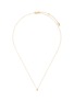 Main View - Click To Enlarge - XR - 'Initiale L' diamond 16k gold plated necklace