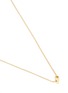 Detail View - Click To Enlarge - XR - 'Initiale P' diamond 16k gold plated necklace