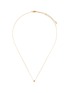 Main View - Click To Enlarge - XR - 'Initiale P' diamond 16k gold plated necklace