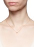 Figure View - Click To Enlarge - XR - 'Initiale P' diamond 16k gold plated necklace