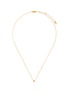 Main View - Click To Enlarge - XR - 'Initiale R' diamond 16k gold plated necklace
