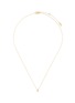 Main View - Click To Enlarge - XR - 'Initiale S' diamond 16k gold plated necklace