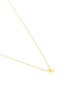 Detail View - Click To Enlarge - XR - 'Initiale J' diamond 16k gold plated necklace