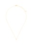 Main View - Click To Enlarge - XR - 'Initiale J' diamond 16k gold plated necklace