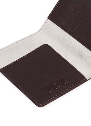 Detail View - Click To Enlarge - BYND ARTISAN - Fine grain leather passport holder