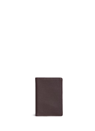 Main View - Click To Enlarge - BYND ARTISAN - Fine grain leather passport holder