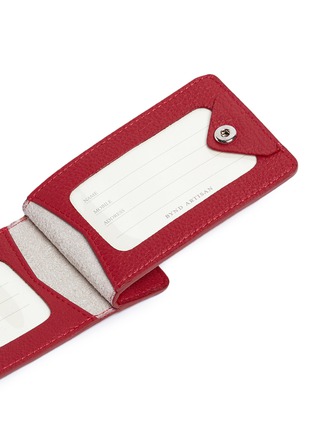 Detail View - Click To Enlarge - BYND ARTISAN - Double window leather luggage tag