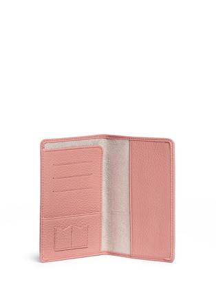 Figure View - Click To Enlarge - BYND ARTISAN - Pebble grain leather passport holder