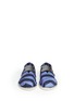 Figure View - Click To Enlarge - TOMS - Blue Stripe Denim Twill Bimini Stitchout slip-ons