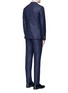 Back View - Click To Enlarge - ISAIA - 'Cortina' contrast check wool suit