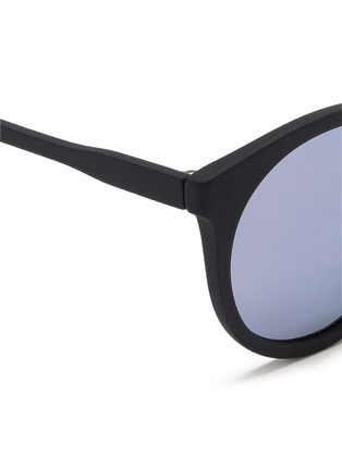 Detail View - Click To Enlarge - SPEKTRE - 'Stardust' flat mirror lens acetate round sunglasses