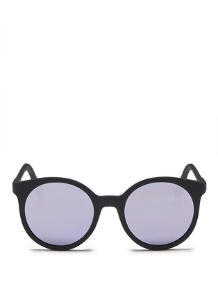 Main View - Click To Enlarge - SPEKTRE - 'Stardust' flat mirror lens acetate round sunglasses