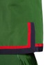 Detail View - Click To Enlarge - GUCCI - Web ribbon trim cotton-silk faille jacket