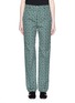 Main View - Click To Enlarge - GUCCI - Retro wave print cotton suiting pants
