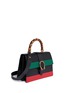 Figure View - Click To Enlarge - GUCCI - 'Dionysus' small bamboo handle floral print leather bag