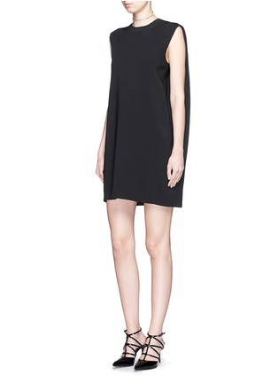 Figure View - Click To Enlarge - VALENTINO GARAVANI - Cape back sleeveless knit dress