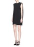 Figure View - Click To Enlarge - VALENTINO GARAVANI - Cape back sleeveless knit dress