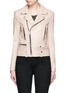 Main View - Click To Enlarge - SAINT LAURENT - Asymmetric zip front leather motorcycle jacket