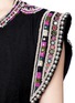 Detail View - Click To Enlarge - ISABEL MARANT - 'Blaine' bead embroidered rope tie top