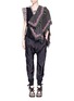 Figure View - Click To Enlarge - ISABEL MARANT - 'Blaine' bead embroidered rope tie top