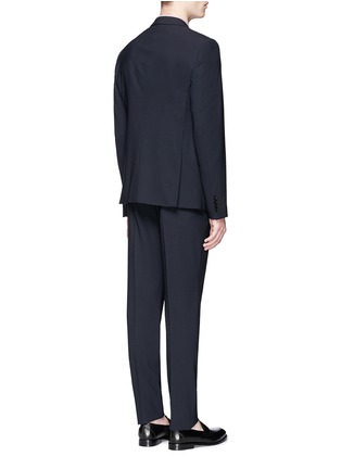 Back View - Click To Enlarge - ARMANI COLLEZIONI - 'Metropolitan' notch lapel wool suit