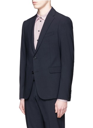 Front View - Click To Enlarge - ARMANI COLLEZIONI - 'Metropolitan' notch lapel wool suit