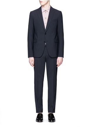 Main View - Click To Enlarge - ARMANI COLLEZIONI - 'Metropolitan' notch lapel wool suit