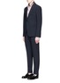 Figure View - Click To Enlarge - ARMANI COLLEZIONI - 'Metropolitan' notch lapel wool suit