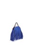 Front View - Click To Enlarge - STELLA MCCARTNEY - 'Falabella' tiny fringe crossbody chain tote