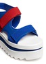 Detail View - Click To Enlarge - STELLA MCCARTNEY - Colourblock strap platform sandals