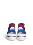 Front View - Click To Enlarge - STELLA MCCARTNEY - Colourblock strap platform sandals