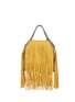 Back View - Click To Enlarge - STELLA MCCARTNEY - 'Falabella' mini fringe two-way chain tote