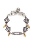 Main View - Click To Enlarge - LULU FROST - 'Symmetry' glass crystal pavé cutout charm bracelet