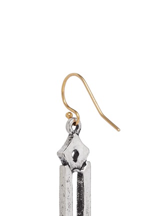 Detail View - Click To Enlarge - LULU FROST - 'Symmetry' glass crystal pavé cutout charm drop earrings