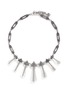 Main View - Click To Enlarge - LULU FROST - 'Crystaline' glass crystal pavé fringe necklace