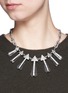 Figure View - Click To Enlarge - LULU FROST - 'Crystaline' glass crystal pavé fringe necklace