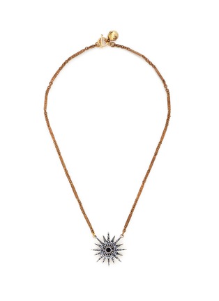 Main View - Click To Enlarge - LULU FROST - 'Radiant' ombré pavé pendant chain necklace